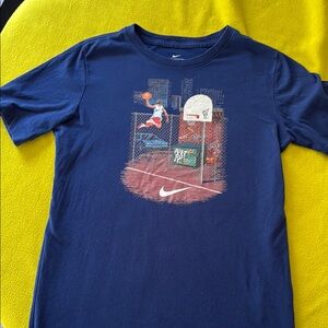 Nike Blue Basketball Graphic T-Shirt